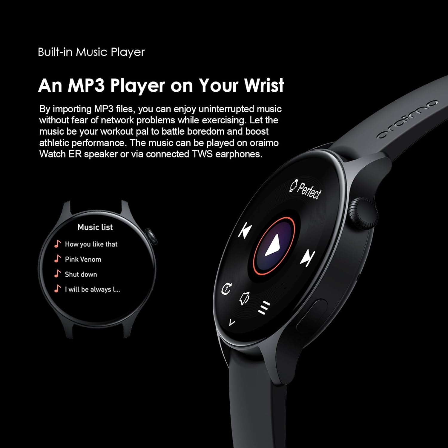 Oraimo - OSW-42 Smart Watch (Original)