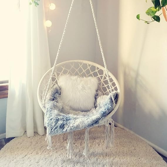 Macrame Hanging Swing Chair Hammock
