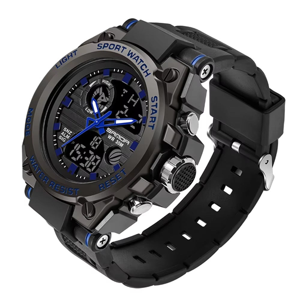 Outdoor Sports Dual Display Watch