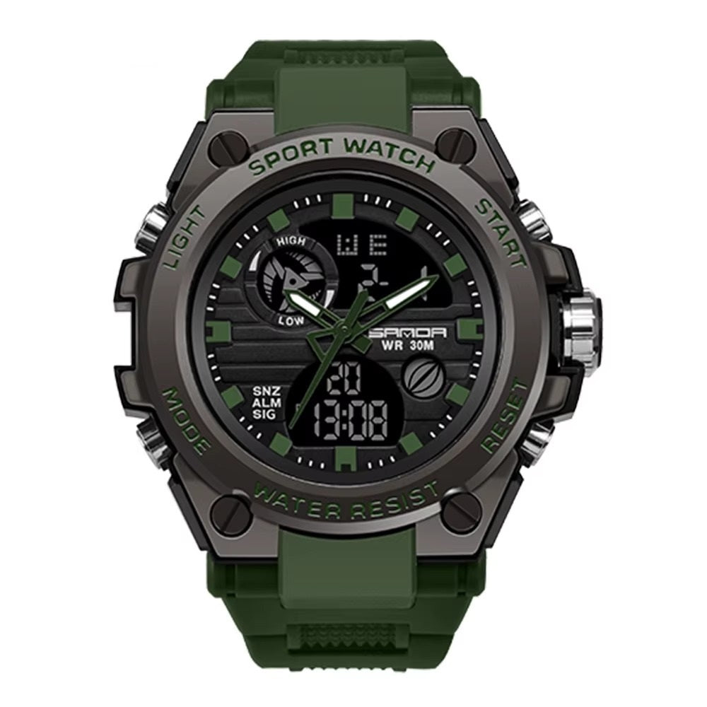 Outdoor Sports Dual Display Watch