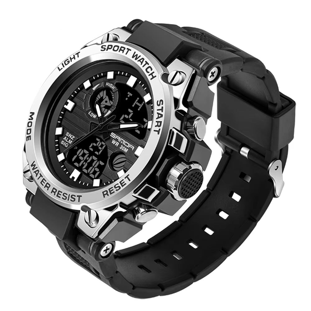 Outdoor Sports Dual Display Watch