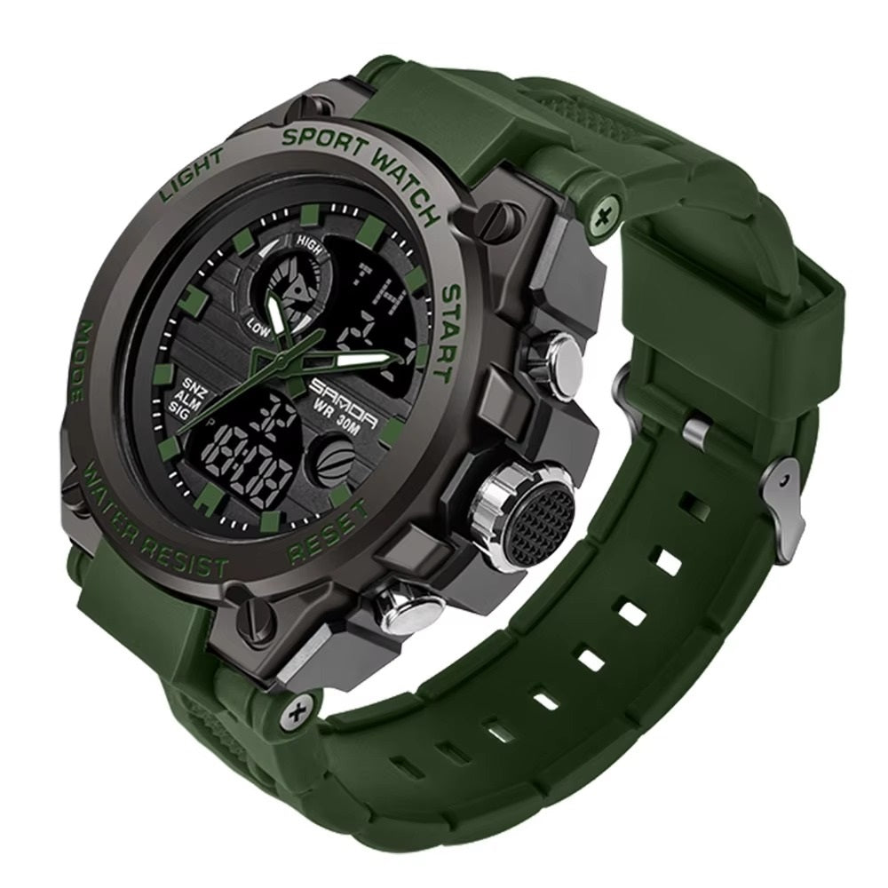Outdoor Sports Dual Display Watch