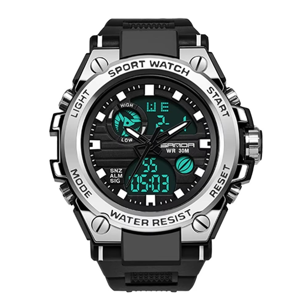 Outdoor Sports Dual Display Watch