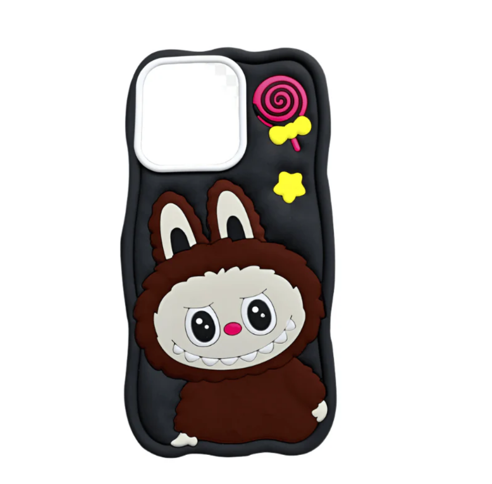 Silicone 3D Design Cartoon iPhone Case