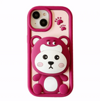Silicone 3D Design Cartoon iPhone Case