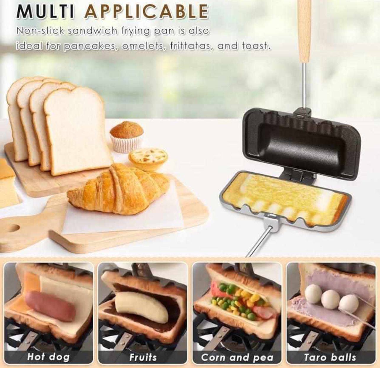 Non-Stick Sandwich Frying Pan