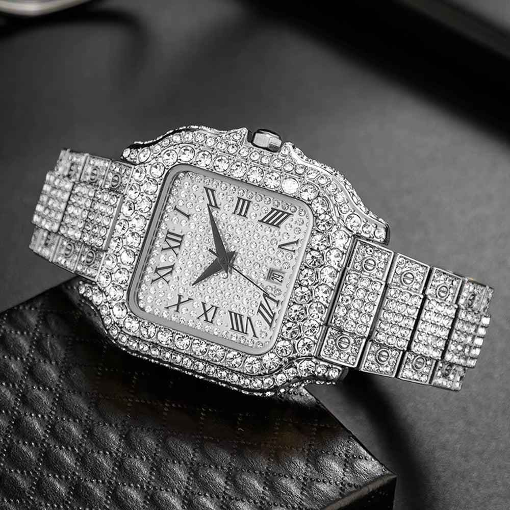 Diamond Quartz Wrist Watch