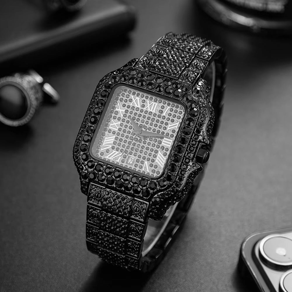Diamond Quartz Wrist Watch