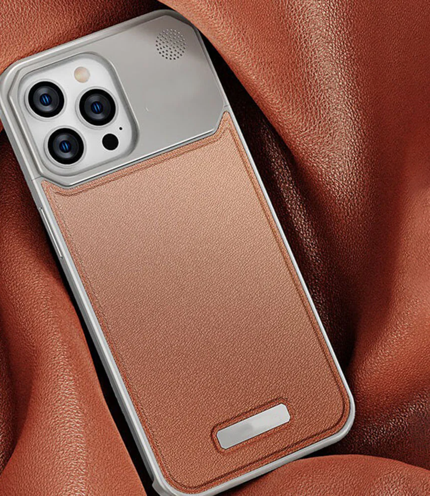 Leather Aromatherapy Cell iPhone Case