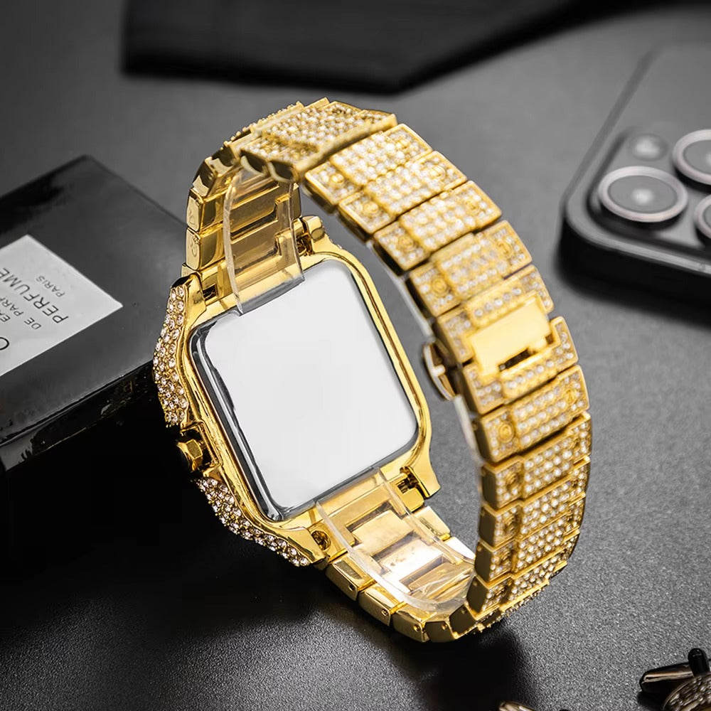 Diamond Quartz Wrist Watch